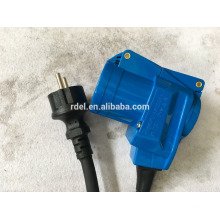 Tomada industrial do soquete do conector de cabo do fio 3P4W da fase 4 da CA 4A de 16A 4A